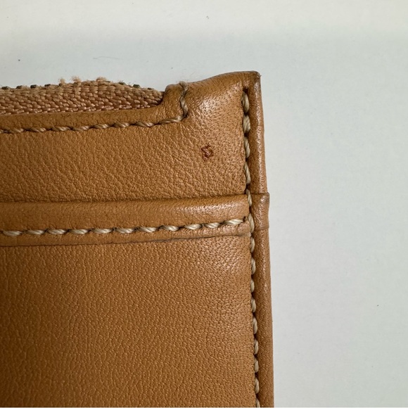 Coach Vintage Leather Keychain Card Wallet Tan - Picture 16 of 17